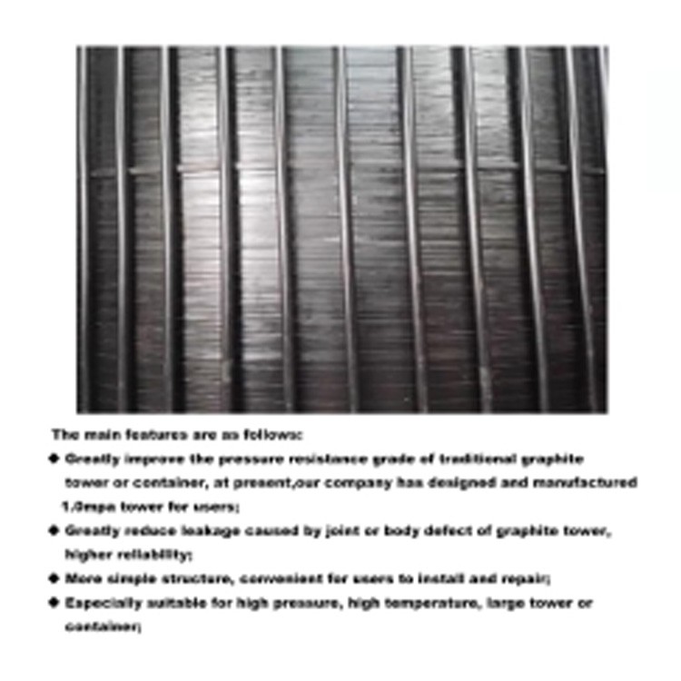 Tubular graphite falling film absorber/Evaporator